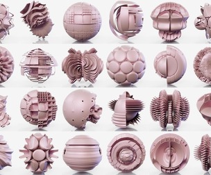 32 Abstract Mathematical Shapes