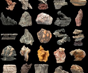 25 Suiseki Rocks