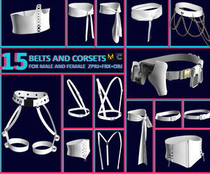 15 BELTS AND CORSETS (ACCESSORY PIECES)