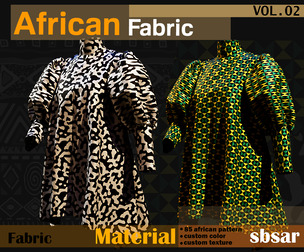 90 African Fabric Material -SBSAR- VOL 02