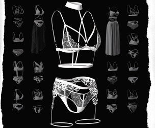 15 bikinis and underwear