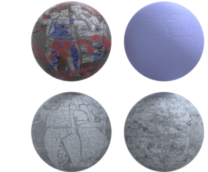 Dirty and dusty mosaic