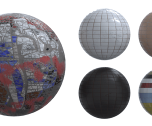 Pack of textures of tiles and mosaic