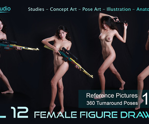 Female Figure Drawing - Vol 12 - Reference