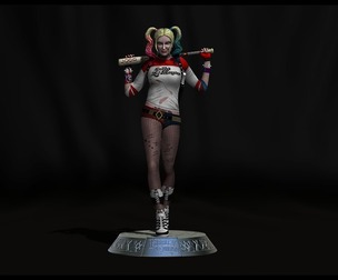 Harley Quinn Suicide Squad file  For 3D printer