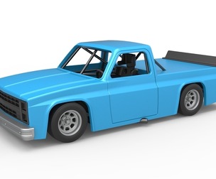 Vintage NASCAR race truck Scale 1:25