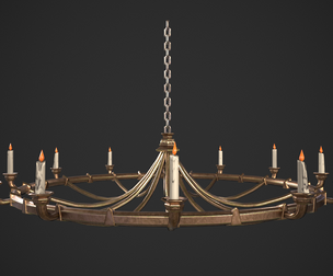 Golden Chandelier