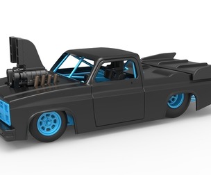 Dragster truck Scale 1:25
