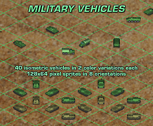 Isometric Military Vehicles