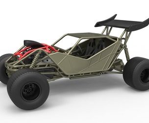 Concept dirt buggy Scale 1:25