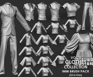 Clothes Collection IMM Brush Pack 52 in One Vol 5