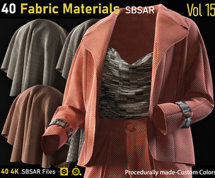 40 Fabric Materials-Vol15-SBSAR