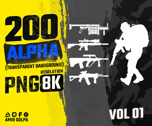 200 GUN ALPHA PNG