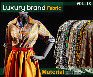 50 Luxury brand fabric Material -SBSAR -VOL 13