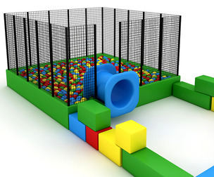 3D Ball Pool Low-poly 3D model