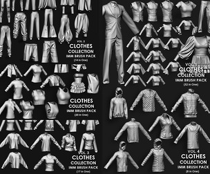 CLOTHES MEGA PACK (5 IN ONE - 111 BRUSHES)