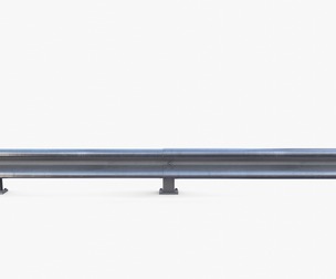 Tileable single sided traffic barrier guardrail V2