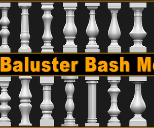 Baluster Base Mesh