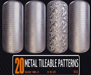 20 Metal Tileable Patterns