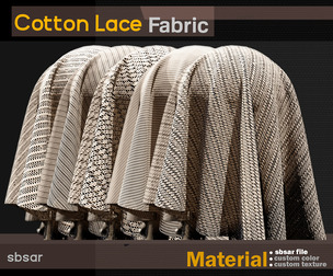 Cotton Lace fabric Material -SBSAR