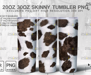 20oz Cow Hide Heifer Skinny Tumbler