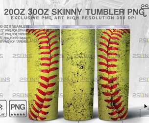 20oz Dirty Softball MOM Skinny Tumbler