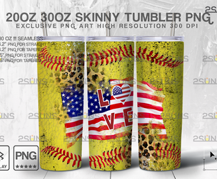 20oz Dirty Softball MOM Skinny Tumbler