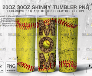 20oz Dirty Softball MOM Skinny Tumbler