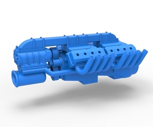 Engine 2 V8 Version 3 Scale 1:25