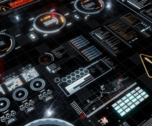 Futuristic UI HUD SCIFI HOLOGRAM