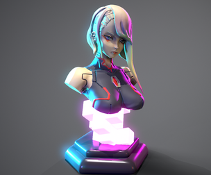 Lucy Bust Cyberpunk EdgeRunners