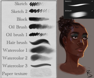 ArtWookies’ Portrait Brush Set!