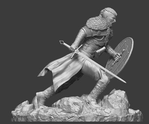 Charging Viking