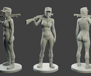 Beautiful Warrior Girl BWG 001