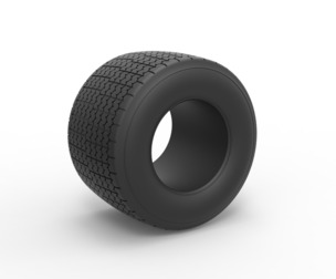 Dirt Sprint racing tire 22 Scale 1:25