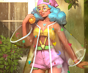 Summer rain_time lapse video