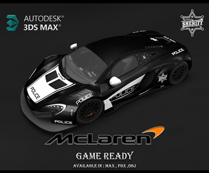 Mc Laren 650s - Police Car