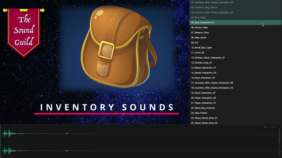 Inventory Sounds - Volume 01