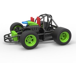 Concept crazy kart Scale 1:25
