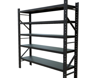 Black shelf