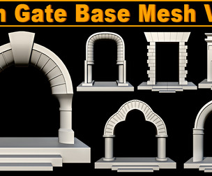Arch Gate Base Mesh Vol 1