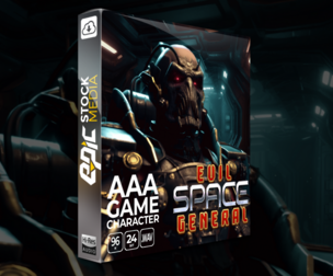 AAA Game Character Evil Space General