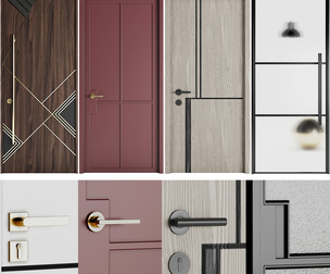 Set Modern Door 03