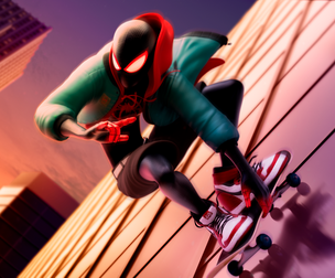 Spider-Man: Miles Morales Maya rig (Spider-Verse)