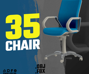 35 chair obj fbx