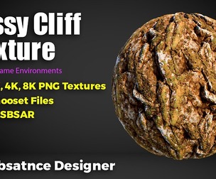 Mossy Cliff Textures