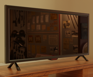 TV Low-poly 3D model