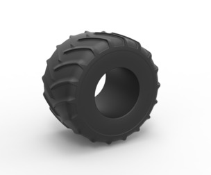 Monster Jam tire 25 Scale 1:25