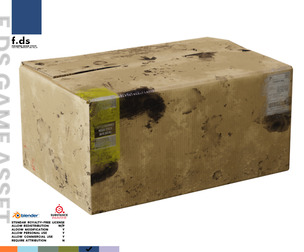 damaged cardboard box
