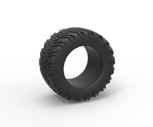 Offroad tire 66 Scale 1:25
